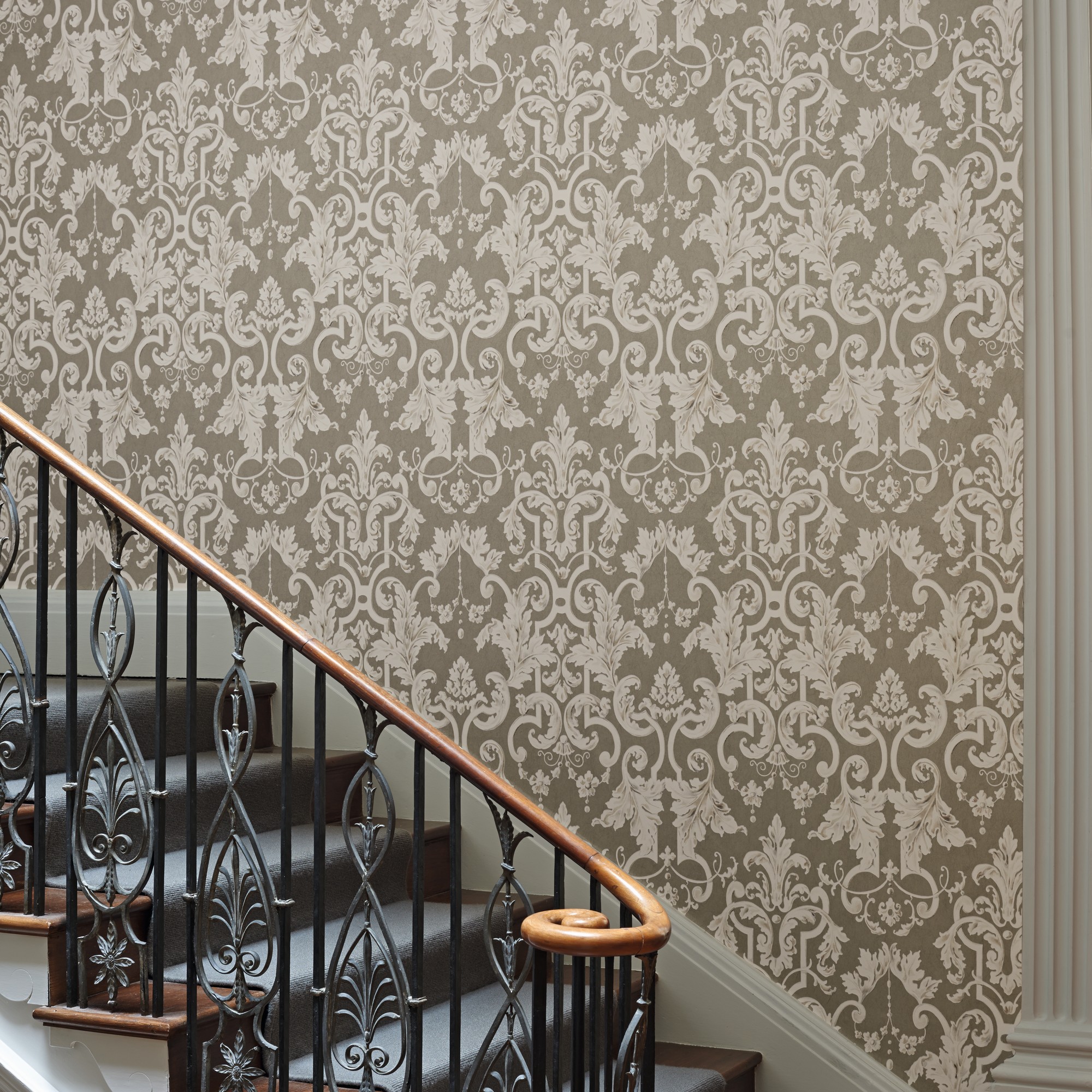 Marmorino Wallpaper 312034 By Zoffany In Harbour Grey